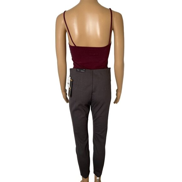 Liverpool Petite Reese Stretch Knit Pull On Leggings Gray Size 10P - Picture 3 of 9